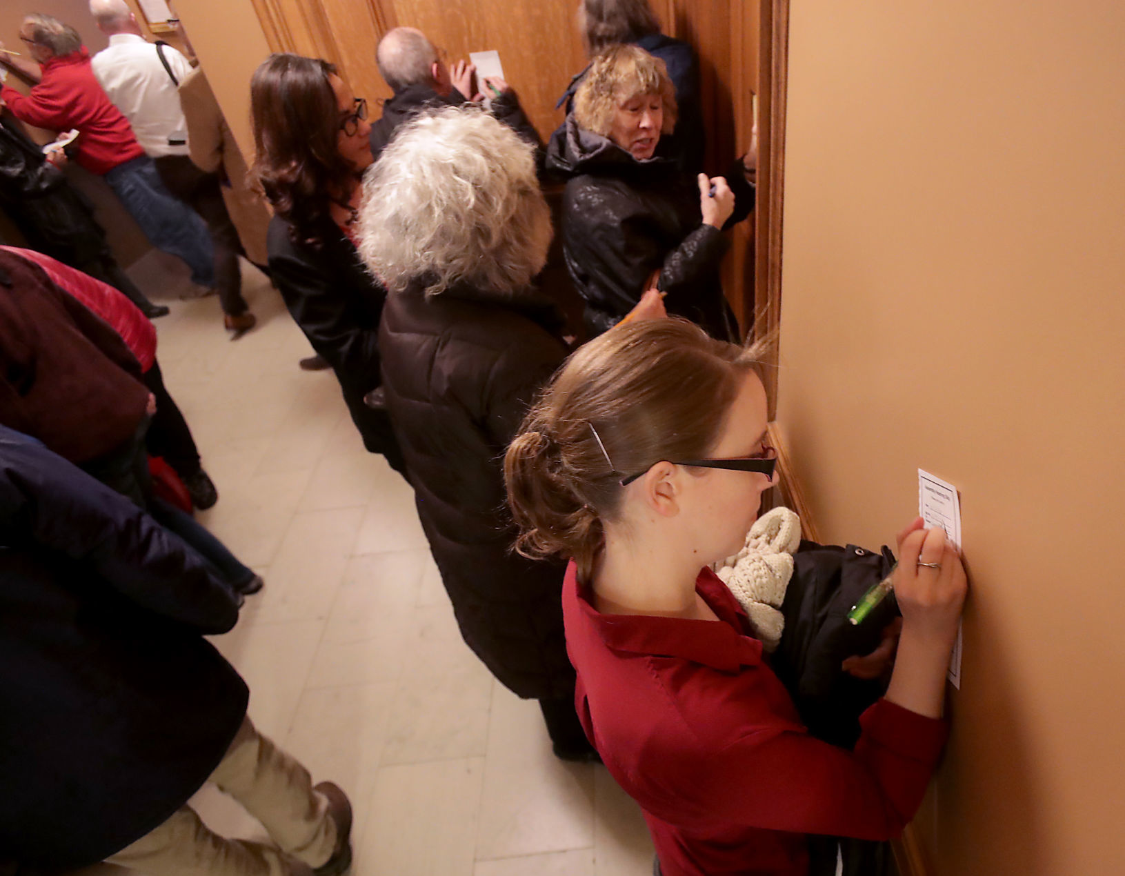 Protesters target GOP lame-duck session